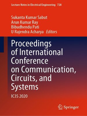 cover image of Proceedings of International Conference on Communication, Circuits, and Systems